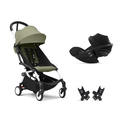 Stokke Baby Travel System Yoyo 3 White-Olive e Cloud G3 i-Size