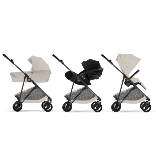 Cybex Trio Melio Dune Grey con Cloud G3 I-Size