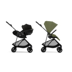 Cybex 2in1 Melio Carbon Moss Green con Cloud G3 I-Size