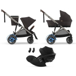 Cybex Trio e-Gazelle S Tpe Chocolate Brown con Cloud G3 I-Size