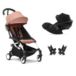 Stokke Baby Travel System Yoyo 3 White-Ginger e Cloud G3 i-Size