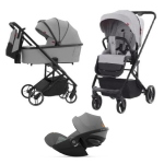 Carrello Baby Trio Alfa 3 in 1 Cloud Grey con Cybex Cloud G Plus i-Size