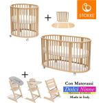 Stokke kit Nascita neonato Sleepi V3 e Tripp Trapp 4 in 1 Natural