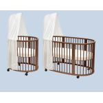 Stokke Kit Sleepi V3 Warm Brown con Materassi lenzuoli e Tenda