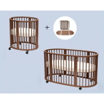Stokke Kit Sleepi V3 Warm Brown Culla e Lettino con materassi e lenzuoli