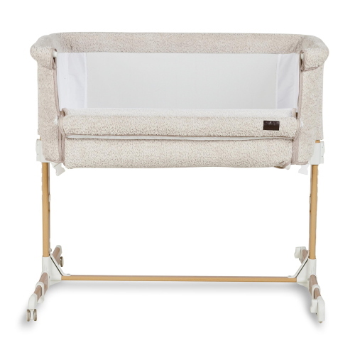 Quax Culla co-sleeper Side by Side Naturel Bouclé Sheep