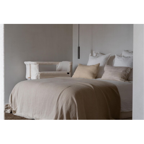 Quax Culla co-sleeper Side by Side Bouclé Cream