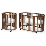 Stokke Kit Sleepi V3 Warm Brown con lenzuola e materassi in Memory