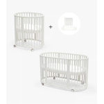Stokke Kit Sleepi V3 White Culla e Lettino con materassi e lenzuoli