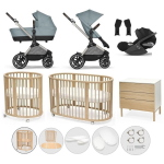 Kit Nascita Neonato Cybex Trio EOS e Cameretta Stokke Sleepi V3 Natural