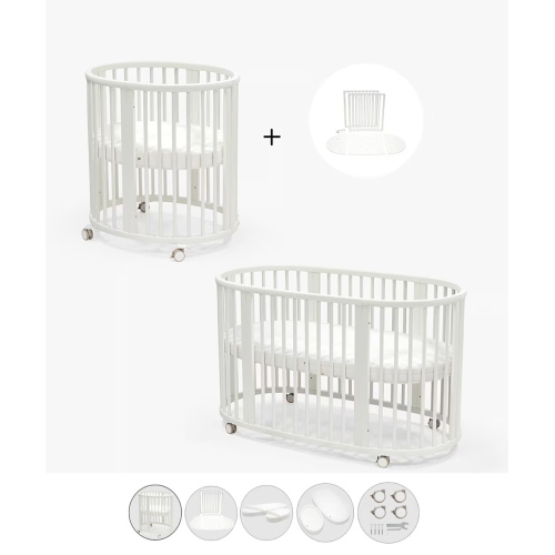 Mega Kit Nascita neonato Balios 4in1 con Sleepi V3 e Tripp Trapp 4 in 1