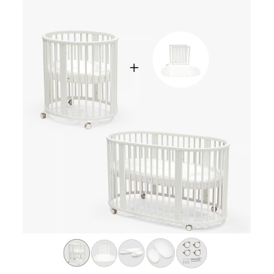 Mega Kit Nascita neonato Balios 4in1 con Sleepi V3 e Tripp Trapp 4 in 1