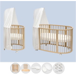 Stokke Kit Sleepi V3 Natural con Materassi Tenda e lenzuoli