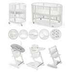 Stokke Kit Nascita neonato con Sleepi V3 e Tripp Trapp 4 in 1 White