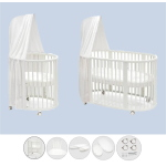 Stokke Kit Sleepi V3 White con Materassi Tenda e lenzuoli