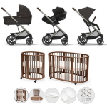 Kit Nascita Neonato Trio Balios S Chocolate Brown e Sleepi V3 Warm Brown