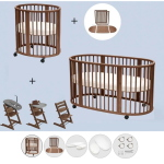 Stokke Kit Nascita neonato Sleepi V3 e Tripp Trapp 4 in 1 Warm Brown
