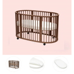 Stokke Letto Sleepi V3 Warm Brown con Materasso e lenzuolo