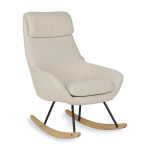Quax Poltrona a dondolo Rocking Chair Nordic Sheep Beige