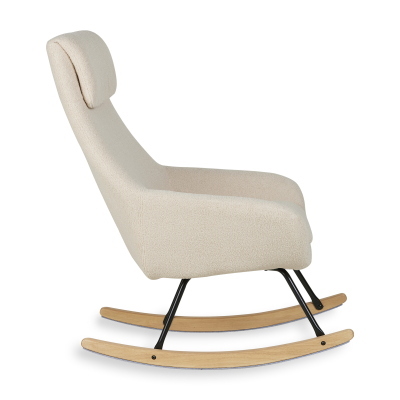 Quax Poltrona a dondolo Rocking Chair Nordic Sheep Beige