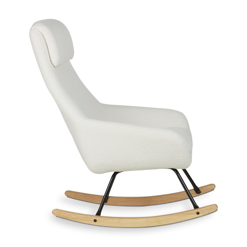 Quax Poltrona a dondolo Rocking Chair Nordic – Sheep Cream
