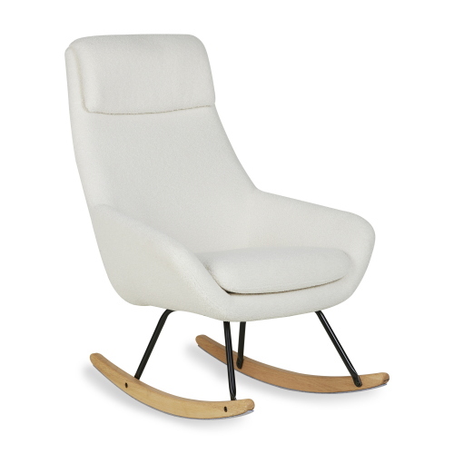 Quax Poltrona a dondolo Rocking Chair Nordic – Sheep Cream