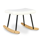 Qaux Poggiapiedi Rocker Nordic/Basic – Sheep Cream