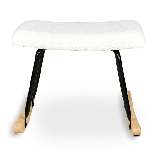 Qaux Poggiapiedi Rocker Nordic/Basic – Sheep Cream