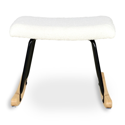 Qaux Poggiapiedi Rocker Nordic/Basic – Sheep Cream