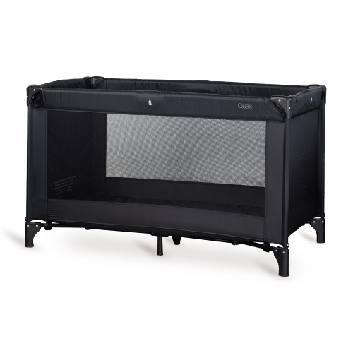 Lettino da viaggio Quax 120 x 60 cm – Nero
