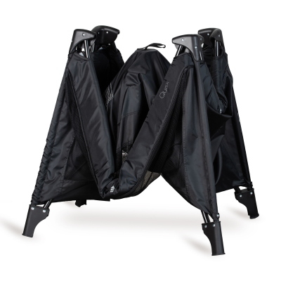 Lettino da viaggio Quax 120 x 60 cm – Nero