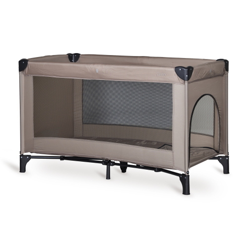 Lettino da viaggio Quax 120 x 60 cm con cerniera – Beige
