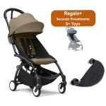 Stokke Passeggino Yoyo 3 Black-Toffe con Poggiagambe +Regalo