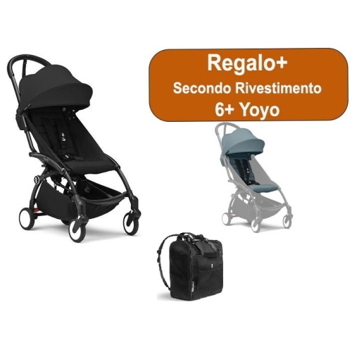 Passeggino Yoyo 3 Black con Zaino +Regalo