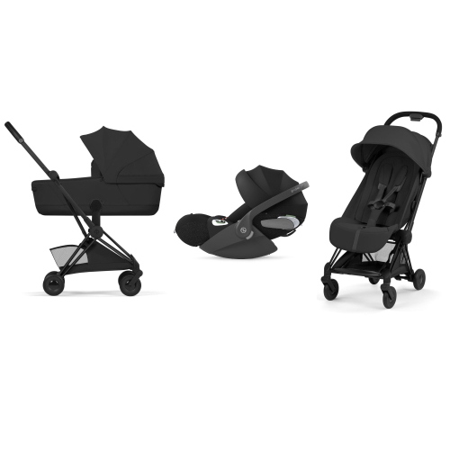 Cybex Trio Coya Style Matt Black-Sepia Black con Cloud T i-Size