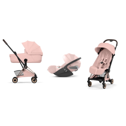 Cybex Trio Coya Style Rosegold-Peach Pink con Cloud T i-Size