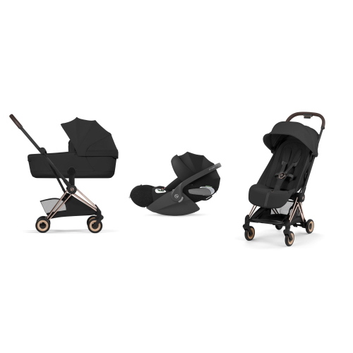 Cybex Trio Coya Style Rosegold-Sepia Black con Cloud T i-Size