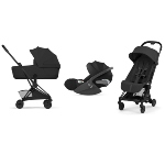 Cybex Trio Coya Style Matt Black-Sepia Black con Cloud T i-Size