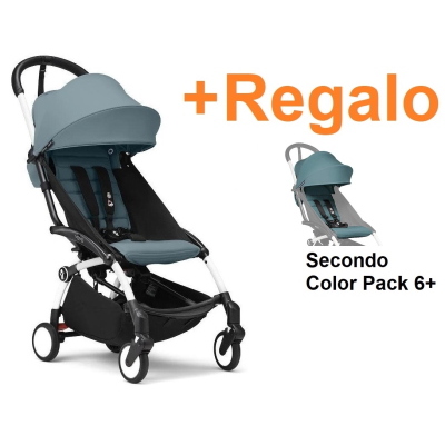 Stokke Baby Travel System YoYo 3 White-Aqua e Cloud T i-Size