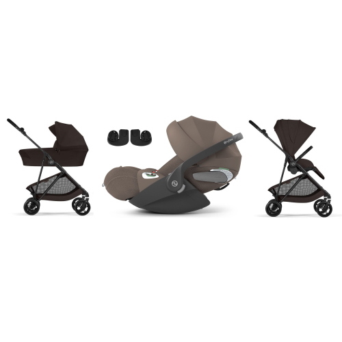 Cybex Trio Melio Chocolate Browun con Cloud T i-Size Plus