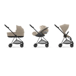 Cybex Trio Mios Matt Black-Cozy Beige con Cloud T i-Size Plus