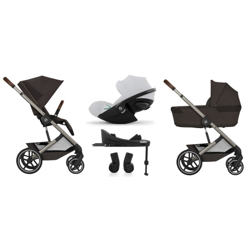 Cybex Balios 4 in 1 Chocolate Brown con Cloud G i-Size Fog Grey