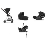 Cybex Mios 4 in 1 Chrome-Sepia Black con Cloud T i-size e Base Isofix