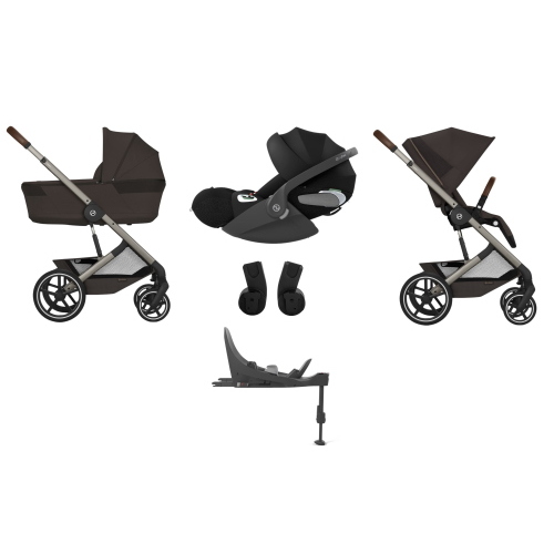 Cybex 4 in 1 Balios Chocolate Brown con Isofix e Cloud T I-Size