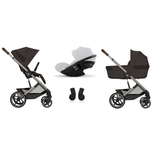 Cybex Trio Balios Chocolate Brown con Cloud G i-Size Fog Grey