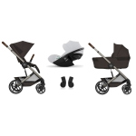 Cybex Trio Balios Chocolate Brown con Cloud G i-Size Fog Grey