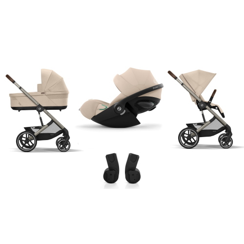 Cybex Trio Balios S lux Almond Beige con Cloud G3 i-Size