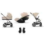 Cybex Trio Balios S lux Almond Beige con Cloud G3 i-Size