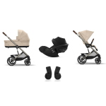 Cybex Trio Balios S lux Almond Beige con Cloud G3 i-Size