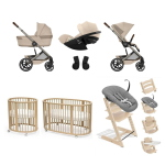 Mega Kit Nascita neonato Trio Balios con Sleepi V3 e Tripp Trapp 4 in 1